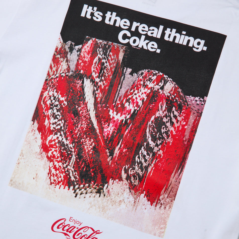 半袖 コットン Tシャツ Coca-Cola designed by Kosuke Kawamura LFTH ホワイト | NEW ERA ニューエラ公式オンラインストア
