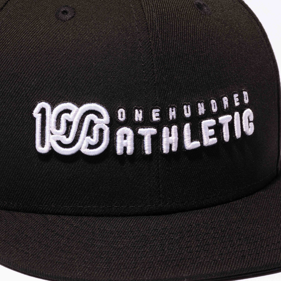 9FIFTY ONEHUNDRED ATHLETIC ブランドロゴ ブラック