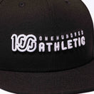 9FIFTY ONEHUNDRED ATHLETIC ブランドロゴ ブラック