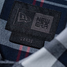 長袖 オックスフォード ボタンダウンシャツ BLACK LABEL SS24 タータンチェック ネイビー
