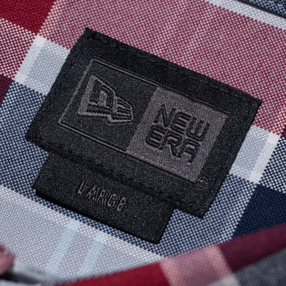 長袖 オックスフォード ボタンダウンシャツ BLACK LABEL SS24 タータンチェック グレー