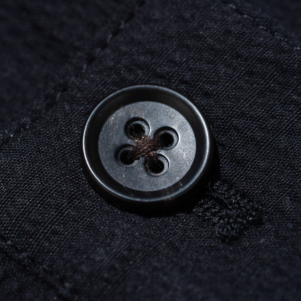 シアサッカー スラックス BLACK LABEL SS24 ブラック