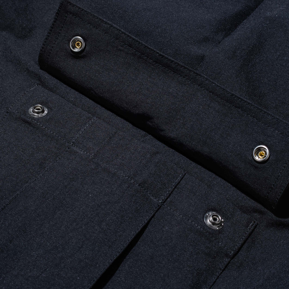 オーバーサイズド ナイロンカーゴパンツ BLACK LABEL SS24 ブラック