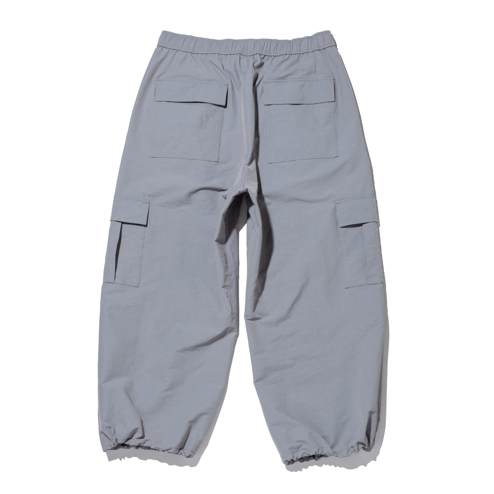 オーバーサイズド ナイロンカーゴパンツ BLACK LABEL SS24 グレー