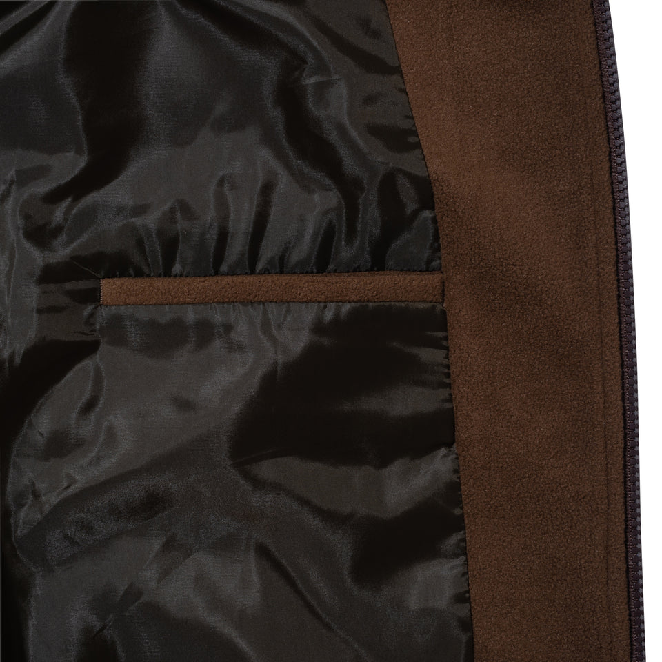 フリース トラックジャケット BLACK LABEL FW23 ウォルナット