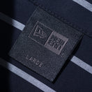 半袖 ブロード シャツ BLACK LABEL SS23 ストライプ ネイビー