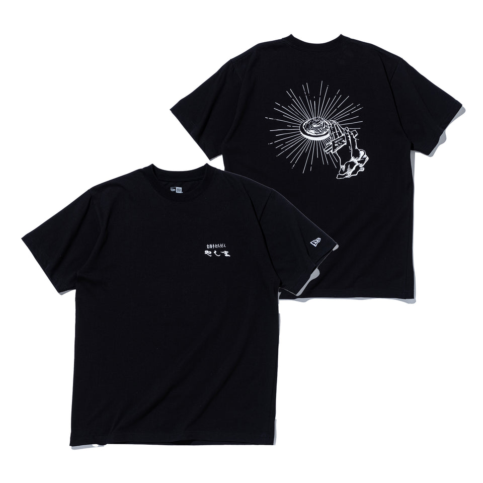半袖 コットン Tシャツ 麺㐂やしま ブラック レギュラーフィット