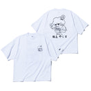 半袖 オーバーサイズド コットン Tシャツ 麺㐂やしま 井上三太 ホワイト