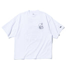 半袖 オーバーサイズド コットン Tシャツ 麺㐂やしま 井上三太 ホワイト