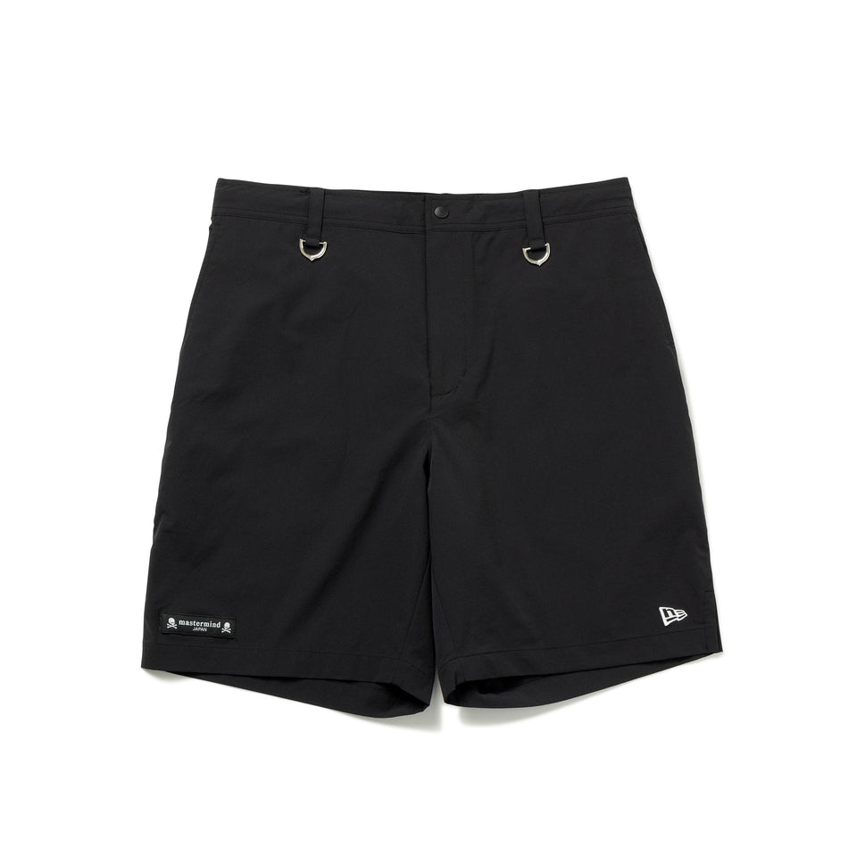 ストレッチナイロン ショートパンツ Turf & Surf mastermind JAPAN マスターマインド・ジャパン SS25 Skull Logo ブラック | ゴルフ