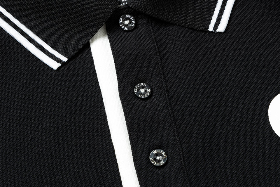 半袖 鹿の子 ポロシャツ mastermind JAPAN マスターマインド・ジャパン SS25 Skull Logo ブラック | ゴルフ