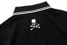 半袖 鹿の子 ポロシャツ mastermind JAPAN マスターマインド・ジャパン SS25 Skull Logo ブラック | ゴルフ