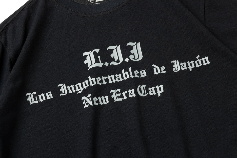 半袖 パフォーマンス Tシャツ 新日本プロレスリング Los Ingobernables de Japon ブラック レギュラーフィット