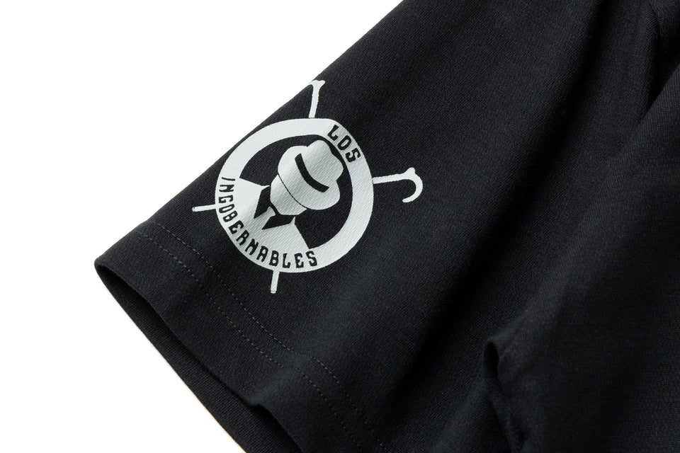 半袖 パフォーマンス Tシャツ 新日本プロレスリング Los Ingobernables de Japon ブラック レギュラーフィット