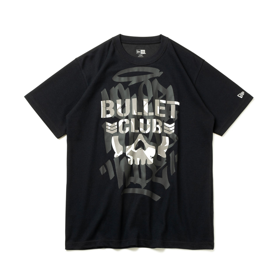 半袖 パフォーマンス Tシャツ 新日本プロレスリング BULLET CLUB ブラック レギュラーフィット