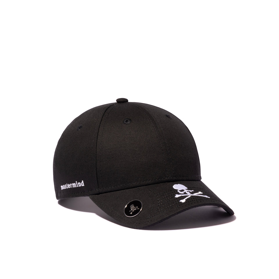 9FORTY On Par mastermind JAPAN マスターマインド・ジャパン SS25 Skull Logo ブラック | ゴルフ