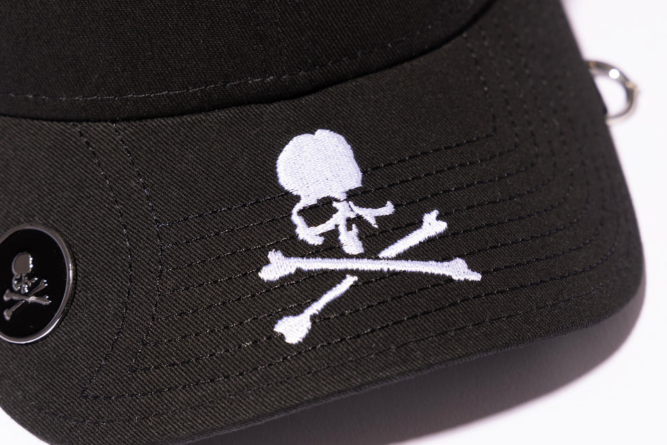 9FORTY On Par mastermind JAPAN マスターマインド・ジャパン SS25 Skull Logo ブラック | ゴルフ