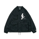 フィールド コーチジャケット Yohji Yamamoto FW23 シグネチャーロゴ Yモチーフ ブラック