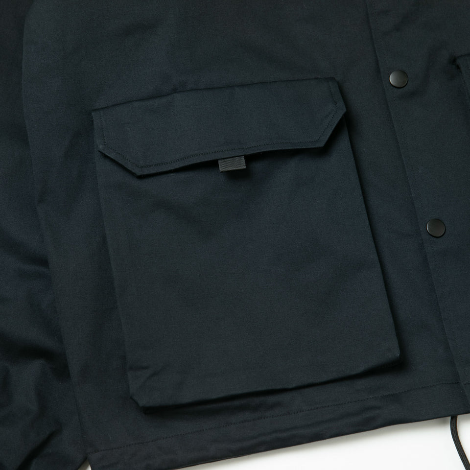 フィールド コーチジャケット Yohji Yamamoto FW23 シグネチャーロゴ Yモチーフ ブラック