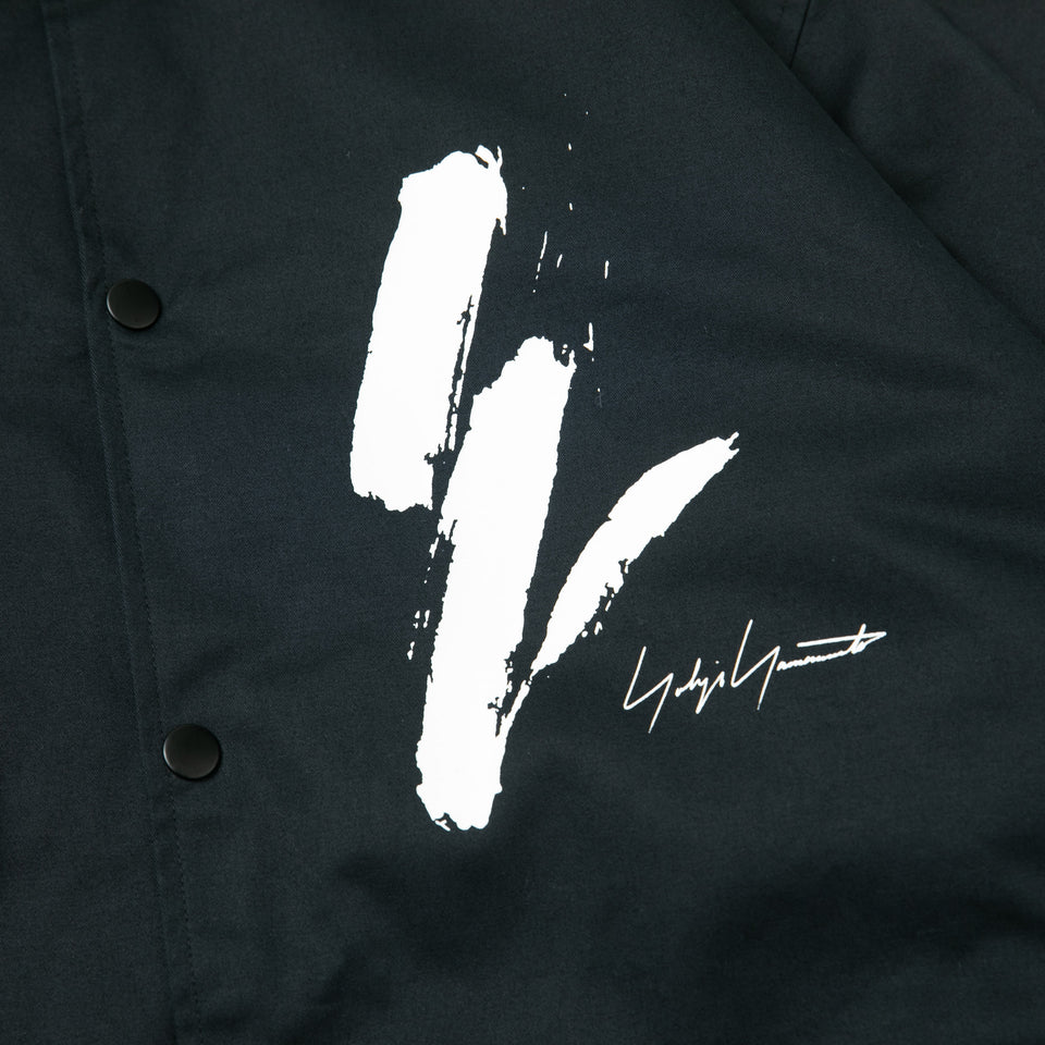 フィールド コーチジャケット Yohji Yamamoto FW23 シグネチャーロゴ Yモチーフ ブラック