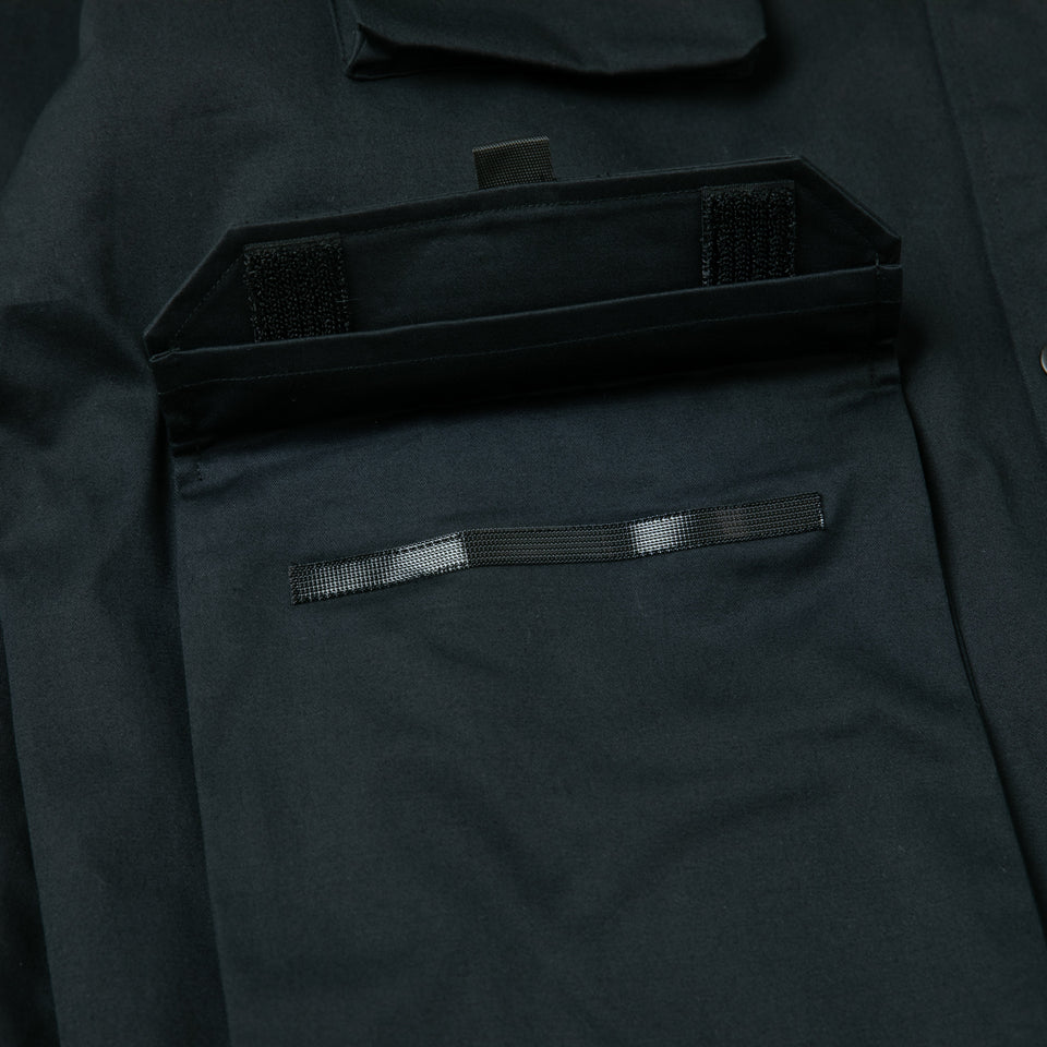 フィールド コーチジャケット Yohji Yamamoto FW23 シグネチャーロゴ Yモチーフ ブラック