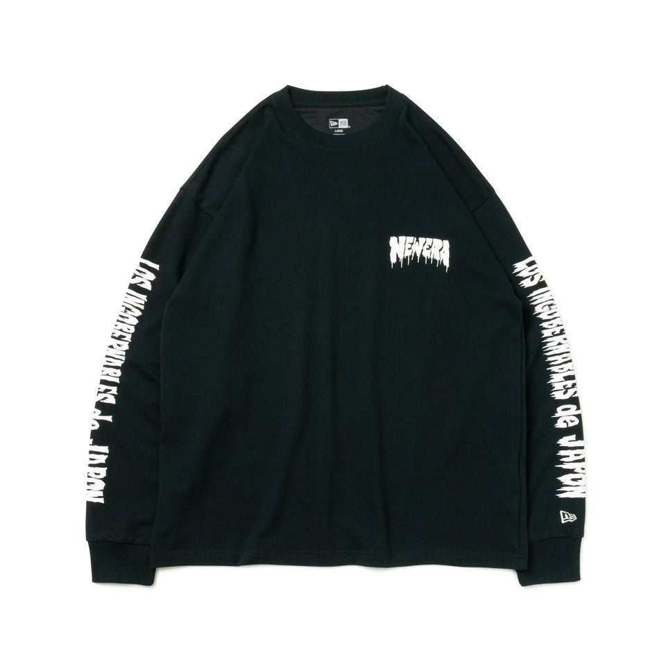 長袖 オーバーサイズド パフォーマンス Tシャツ 新日本プロレスリング LOS INGOBERNABLES de JAPON ブラック
