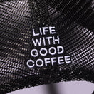 9FORTY A-Frame トラッカー NO COFFEE SS24 ブラック