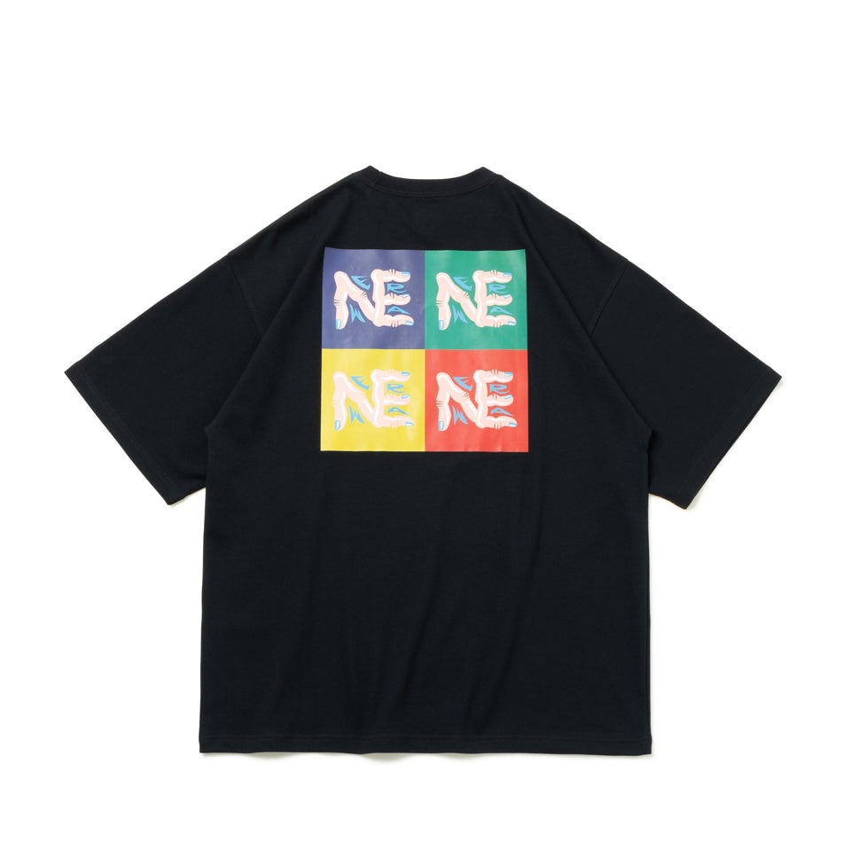 半袖 オーバーサイズド パフォーマンス Tシャツ COOKIE NEロゴ ブラック