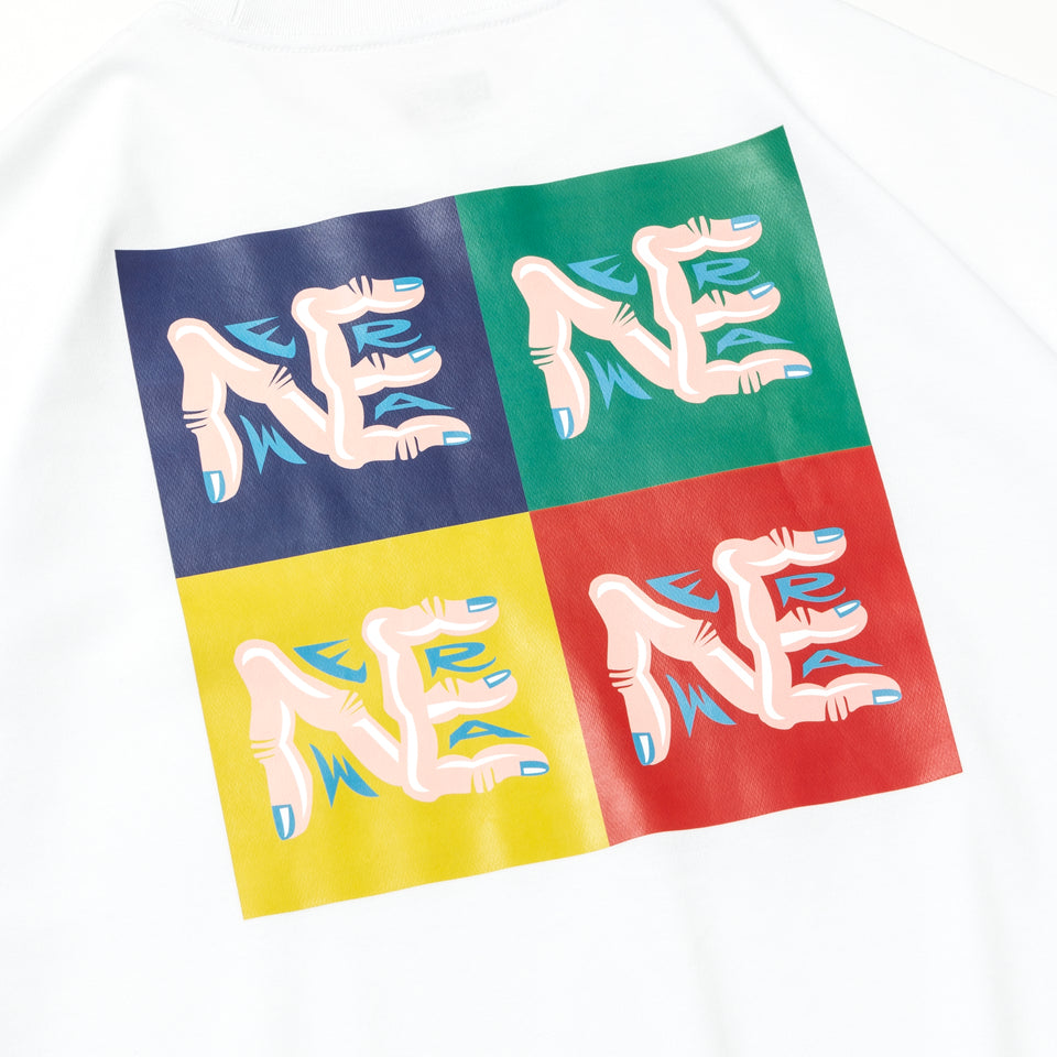 半袖 オーバーサイズド パフォーマンス Tシャツ COOKIE NEロゴ ホワイト