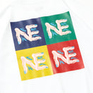 半袖 オーバーサイズド パフォーマンス Tシャツ COOKIE NEロゴ ホワイト
