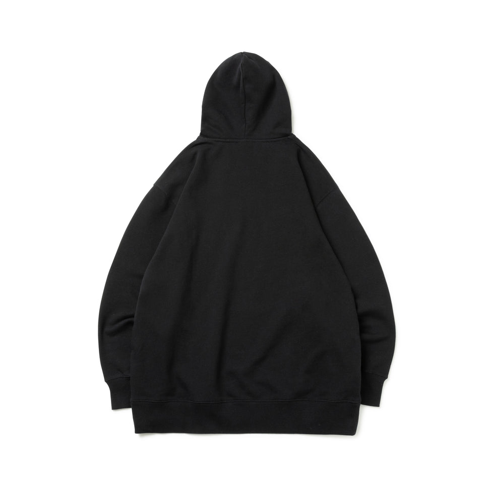 裏毛 オーバーサイズド プルオーバーフーディー Yohji Yamamoto FW23 シグネチャーロゴ Yモチーフ ブラック