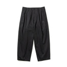 サイドテープパンツ Yohji Yamamoto FW23 シグネチャーロゴ ブラック