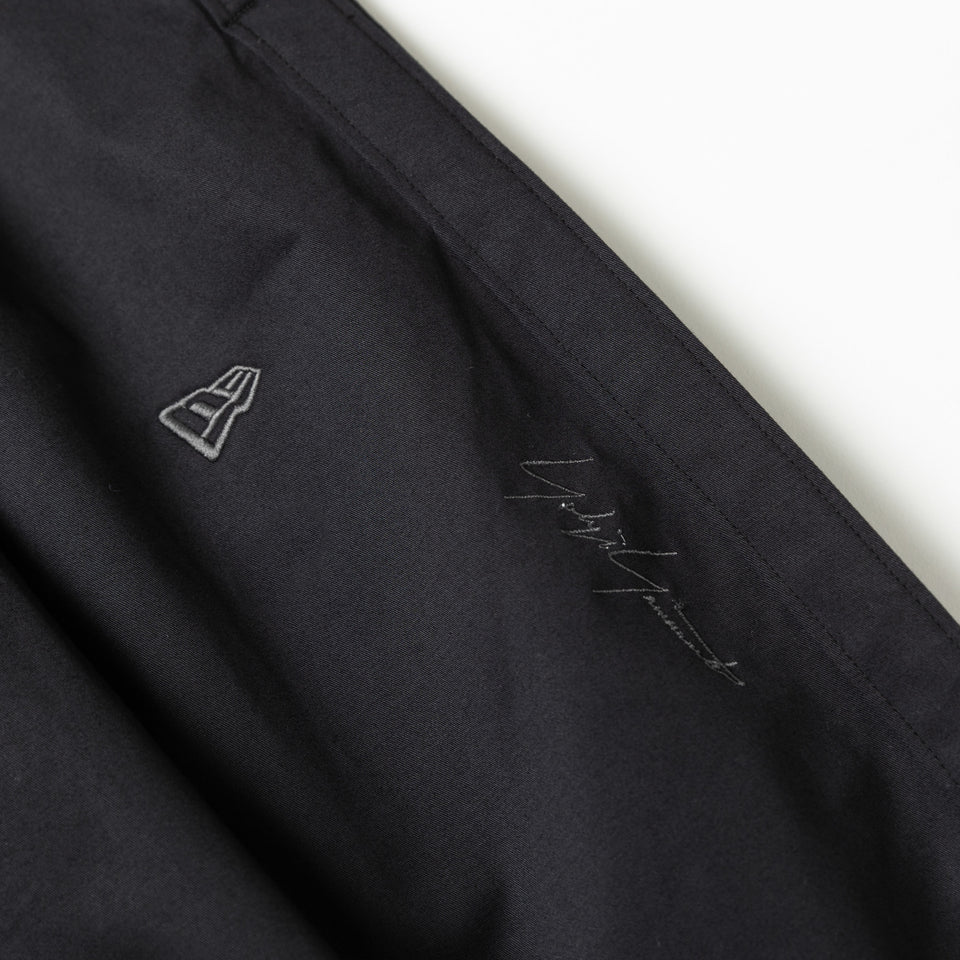 サイドテープパンツ Yohji Yamamoto FW23 シグネチャーロゴ ブラック