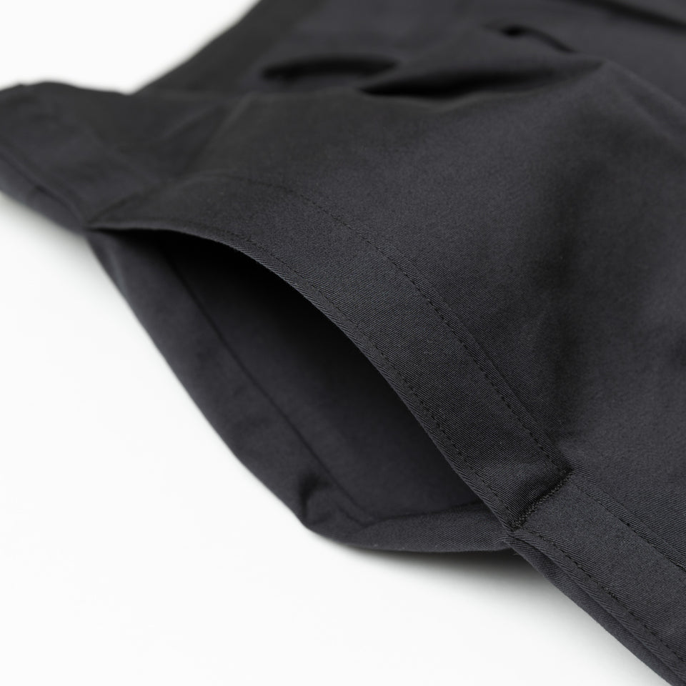 サイドテープパンツ Yohji Yamamoto FW23 シグネチャーロゴ ブラック