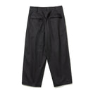 サイドテープパンツ Yohji Yamamoto FW23 シグネチャーロゴ ブラック