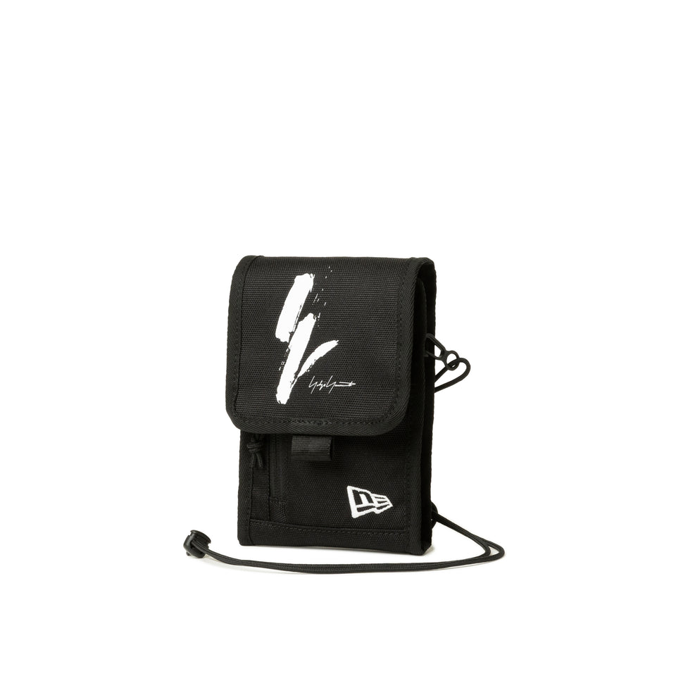 ネックポーチ 0.3L Yohji Yamamoto FW23 シグネチャーロゴ Yモチーフ ブラック
