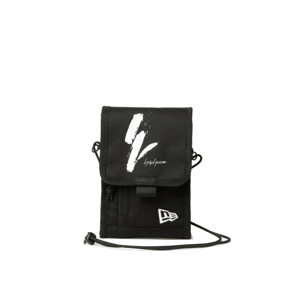 ネックポーチ 0.3L Yohji Yamamoto FW23 シグネチャーロゴ Yモチーフ ブラック