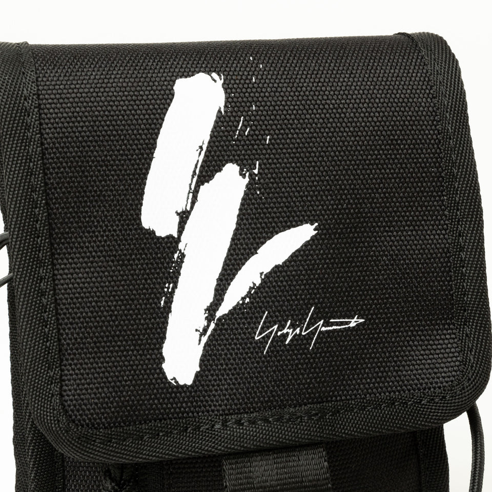 ネックポーチ 0.3L Yohji Yamamoto FW23 シグネチャーロゴ Yモチーフ ブラック