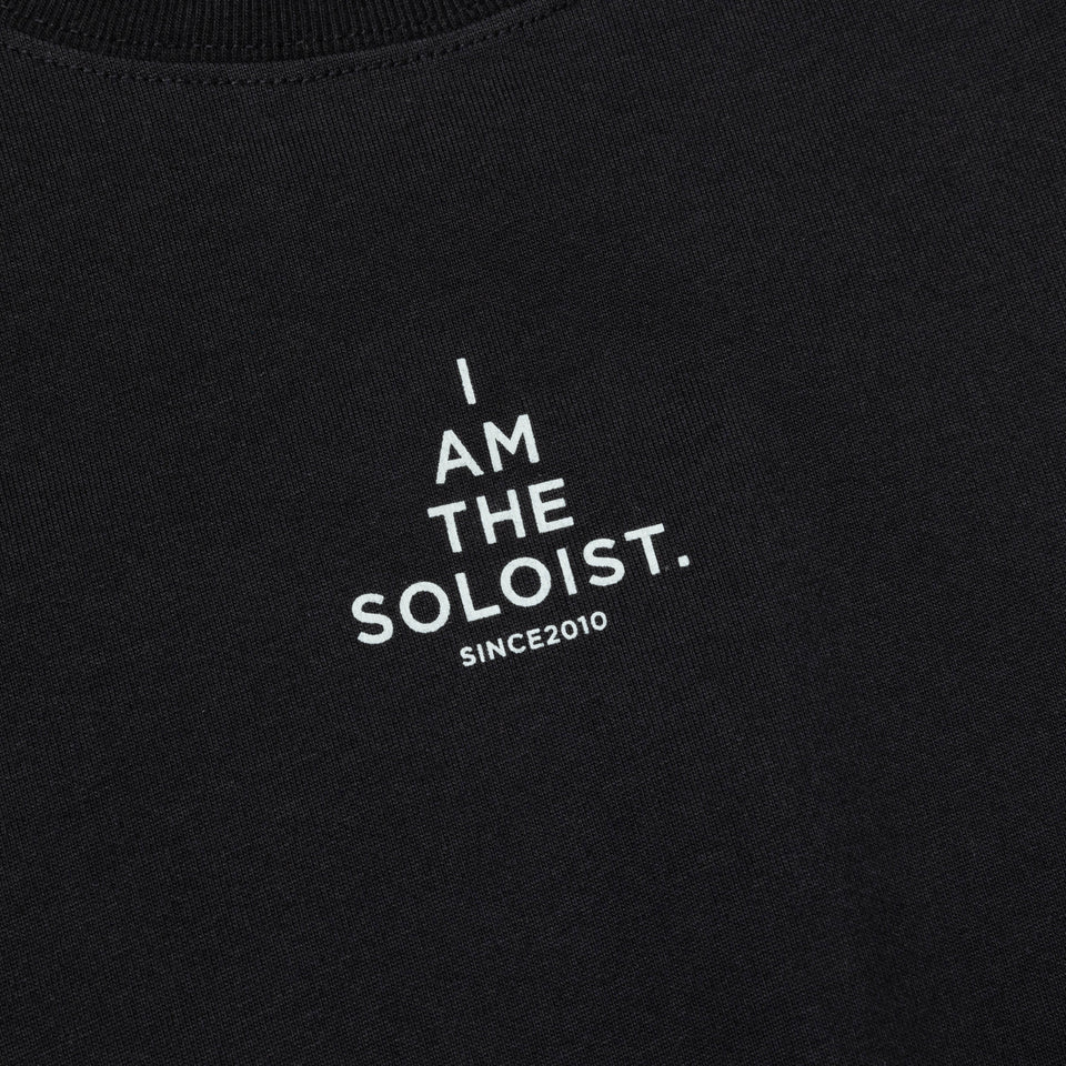 長袖 コットン Tシャツ TAKAHIROMIYASHITATheSoloist. SS24 ブラック レギュラーフィット