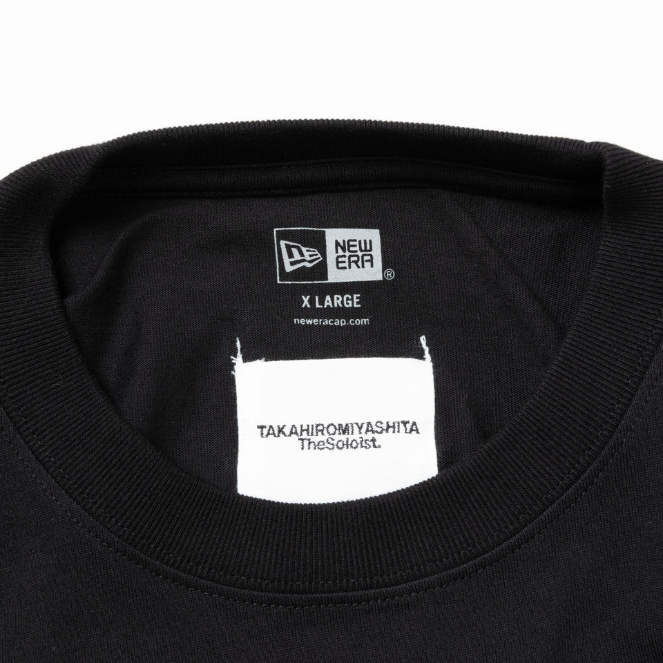 長袖 コットン Tシャツ TAKAHIROMIYASHITATheSoloist. SS24 ブラック レギュラーフィット