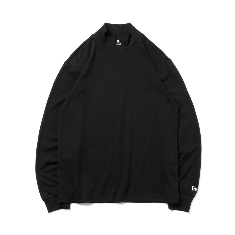 【ゴルフ】 長袖 ミッドネック パフォーマンス Tシャツ MASTERMIND WORLD ブラック
