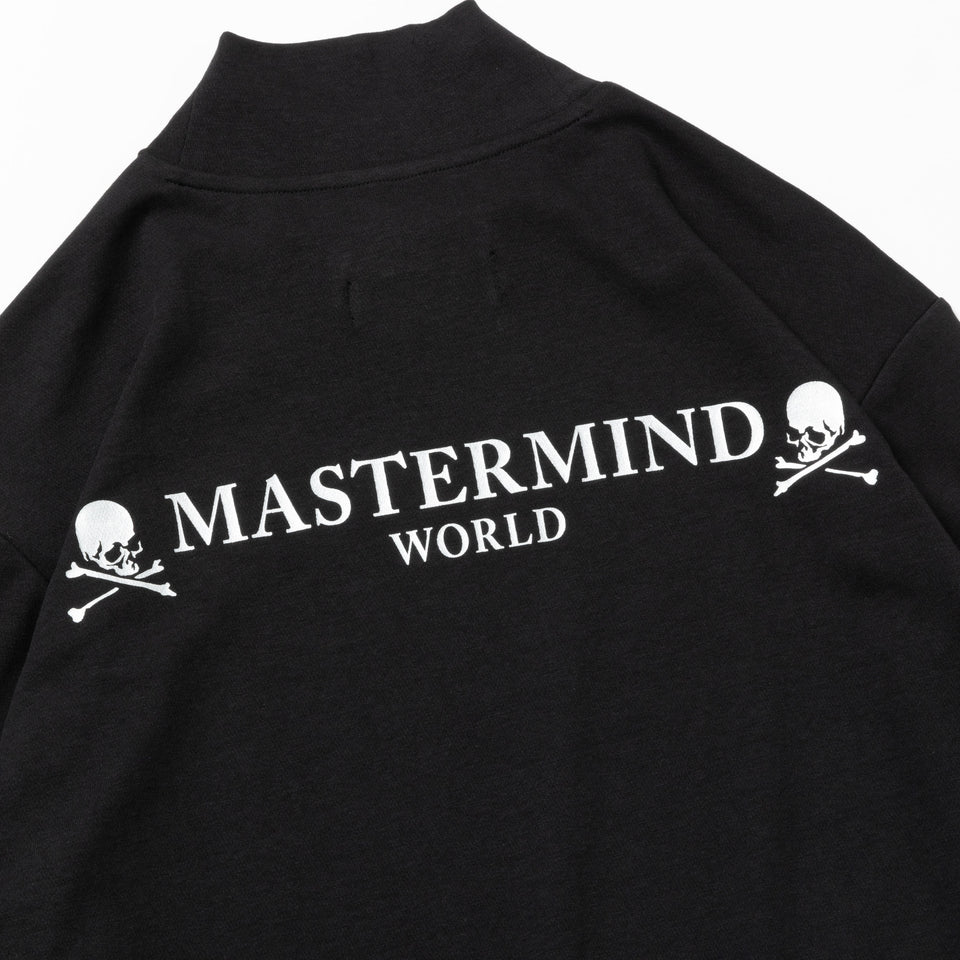 【ゴルフ】 長袖 ミッドネック パフォーマンス Tシャツ MASTERMIND WORLD ブラック
