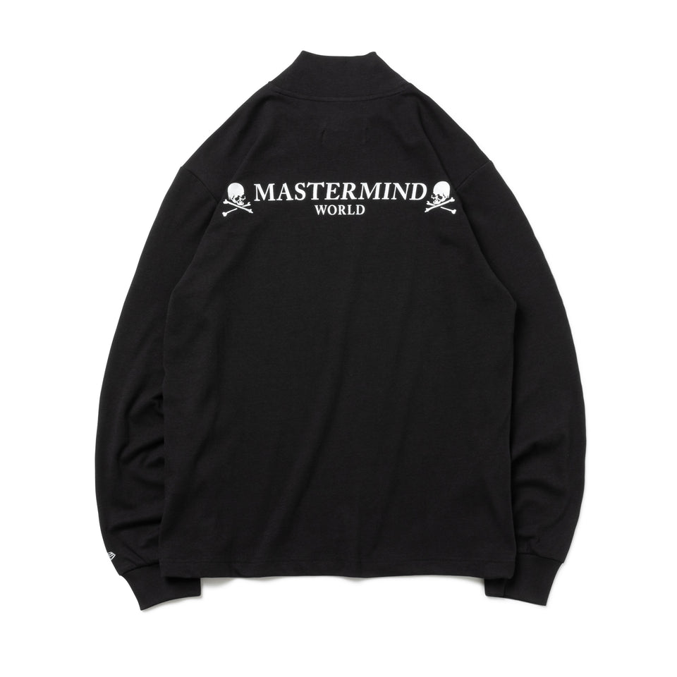 【ゴルフ】 長袖 ミッドネック パフォーマンス Tシャツ MASTERMIND WORLD ブラック