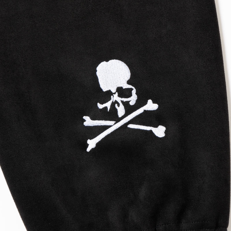 スウェットパンツ mastermind JAPAN マスターマインド・ジャパン FW24 ポリスウェード ブラック