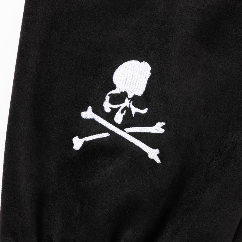 スウェットパンツ mastermind JAPAN マスターマインド・ジャパン FW24 ポリスウェード ブラック