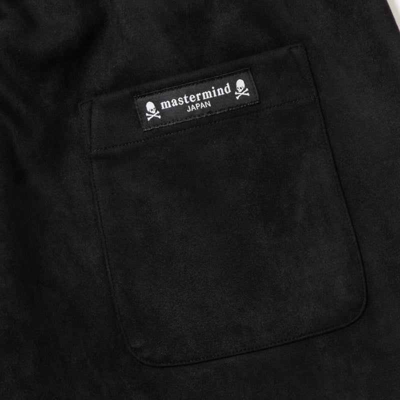 スウェットパンツ mastermind JAPAN マスターマインド・ジャパン FW24 ポリスウェード ブラック