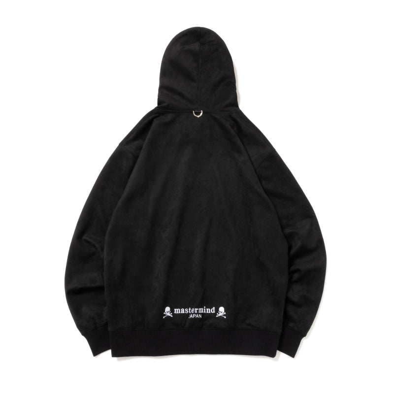 プルオーバーフーディー mastermind JAPAN マスターマインド・ジャパン FW24 ポリスウェード ブラック