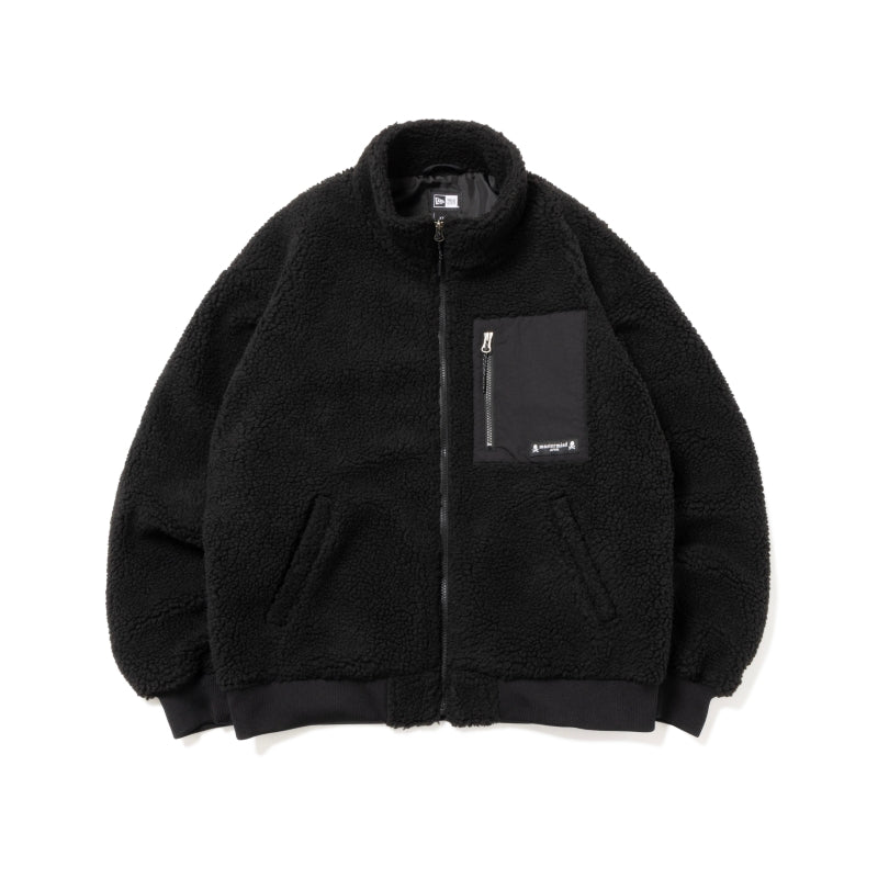 ボアブルゾン mastermind JAPAN マスターマインド・ジャパン FW24 ブラック