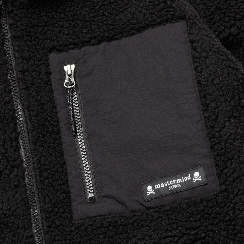 ボアブルゾン mastermind JAPAN マスターマインド・ジャパン FW24 ブラック