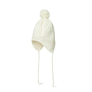 ポンポンニット イヤーフラップ Ear Flap Y's FW24 ストーン